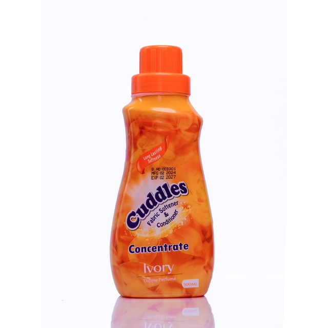 Cuddles Fabric Softener Concentrate Ivory 500 Ml